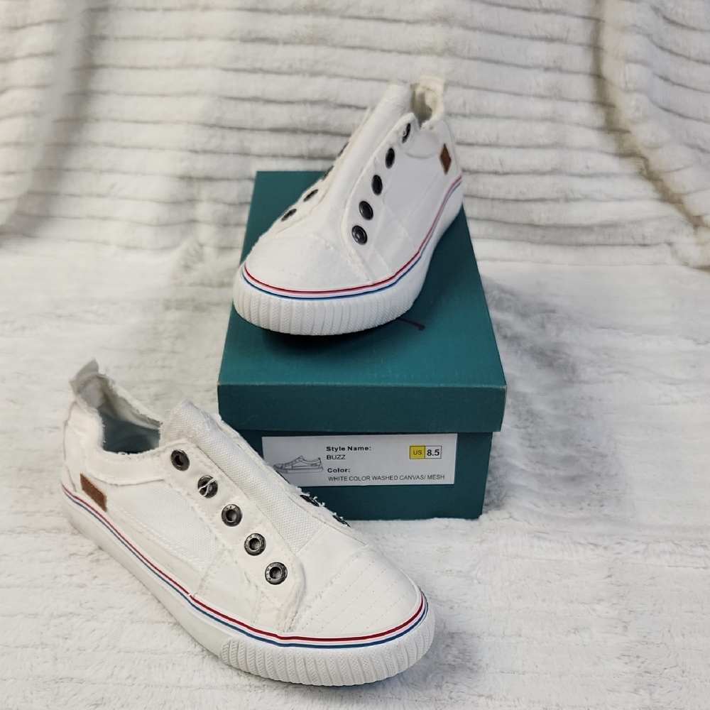 Blowfish Malibu Buzz Canvas Sneakers, Size 8.5